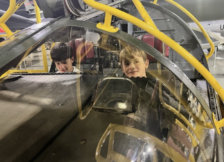 GMS students in Mr. Emerine’s two flight and space classes visited the national Museum of the Air Force last week!