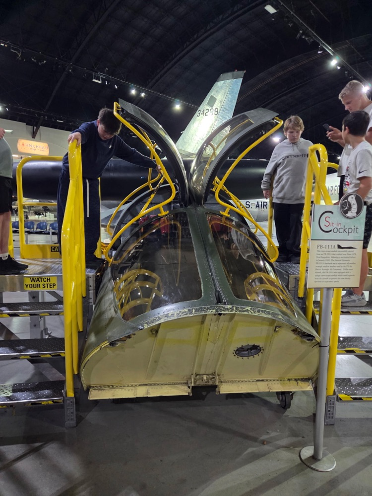 GMS students in Mr. Emerine’s two flight and space classes visited the national Museum of the Air Force last week!