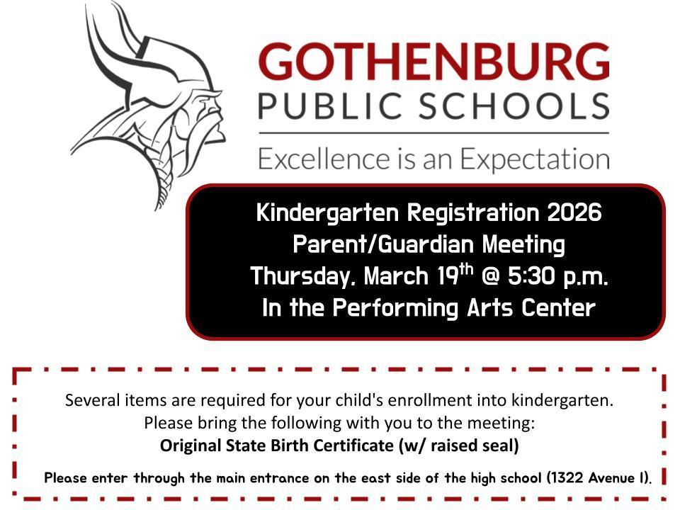 Kindergarten Registration 2026