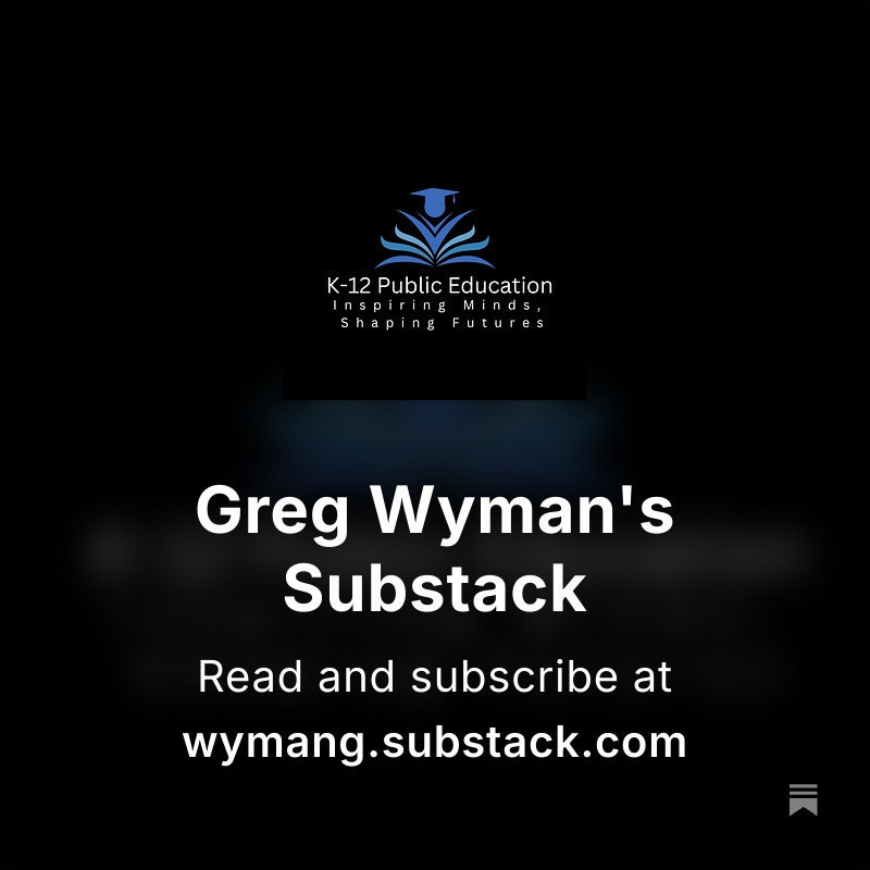 Greg Wyman's Substack Read and Subscrive at Wymang.substack.com