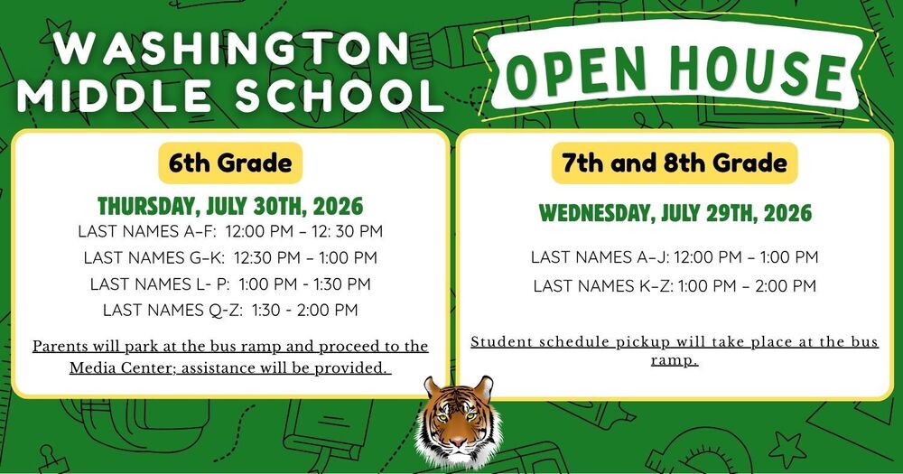 2026 - 2027 Open House Update