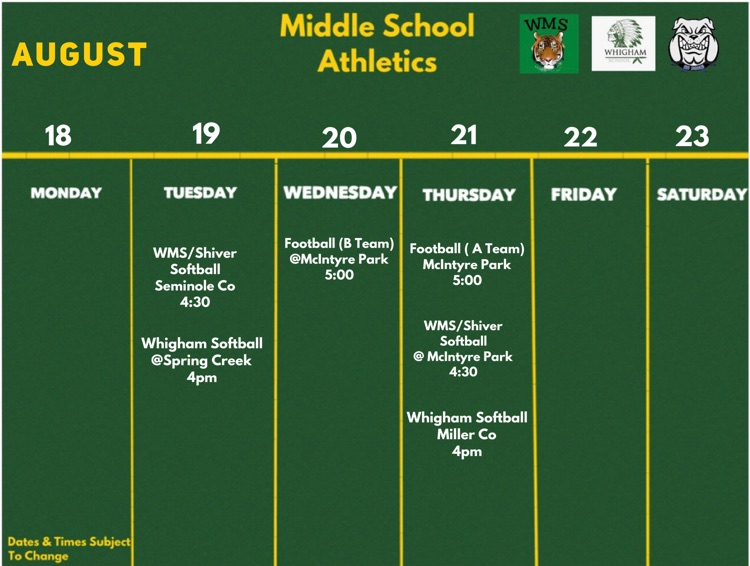 schedule