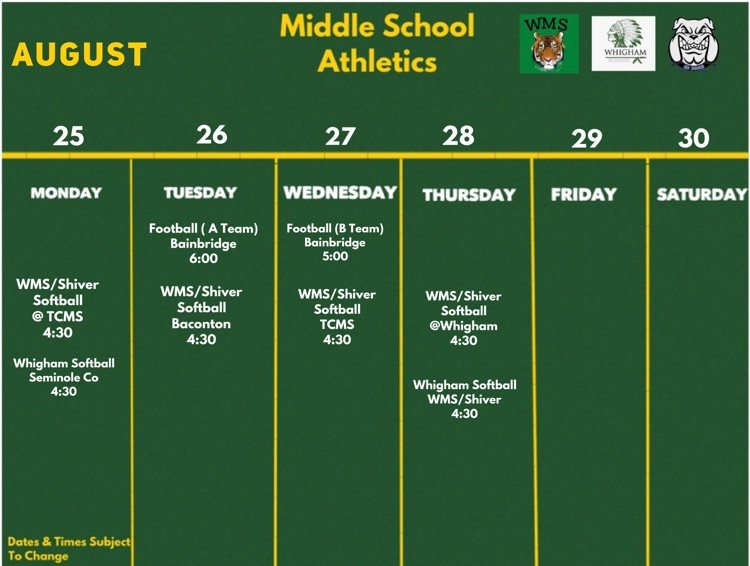 schedule