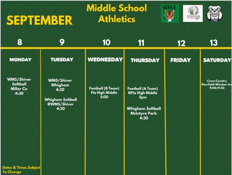 schedule