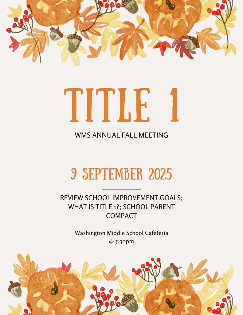 Fall flyer