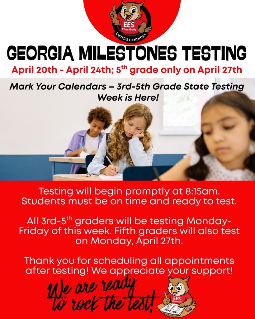 GMAS Testing Announcement
