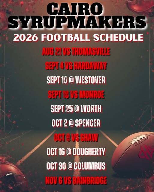 Updated Varsity Schedule