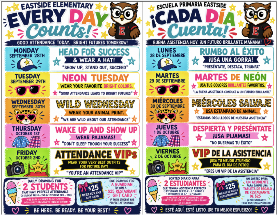 Attendance Spirit Week