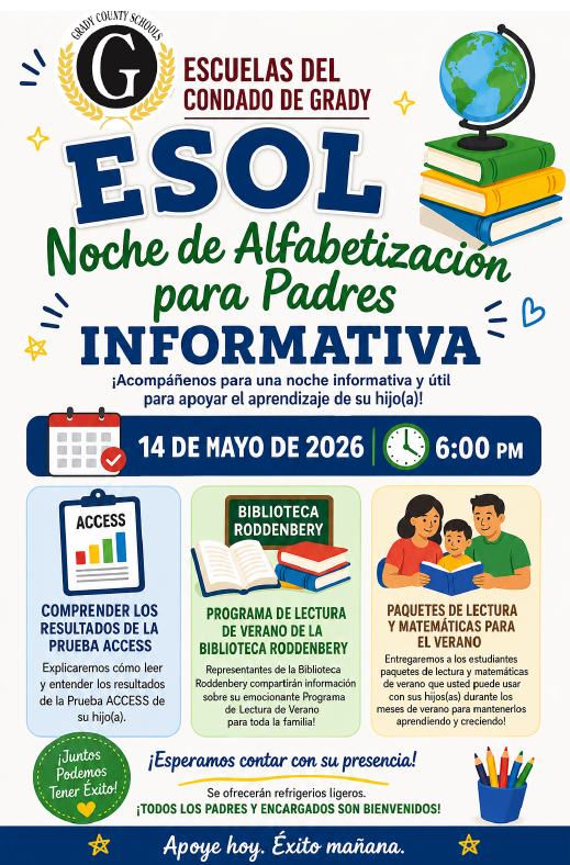 ESOL Parent Literacy Night