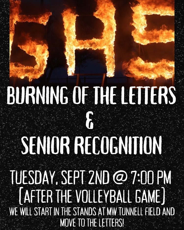 burning of the letters