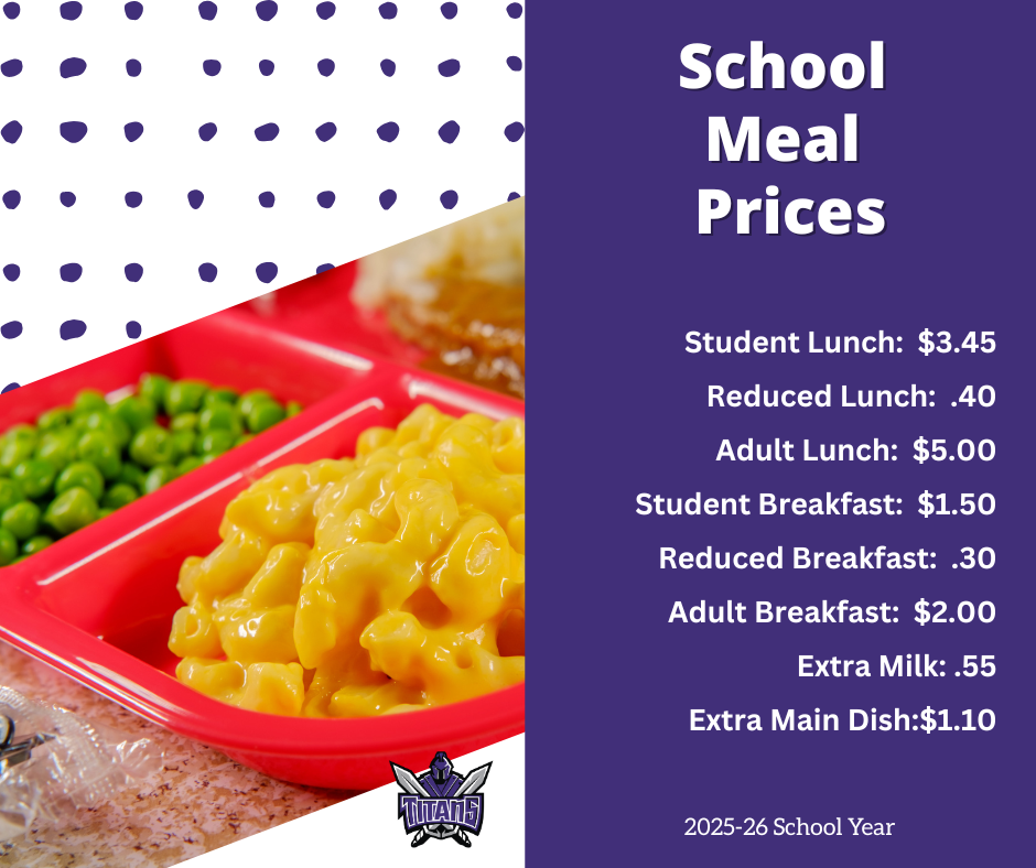 2025-26 Meal Prices