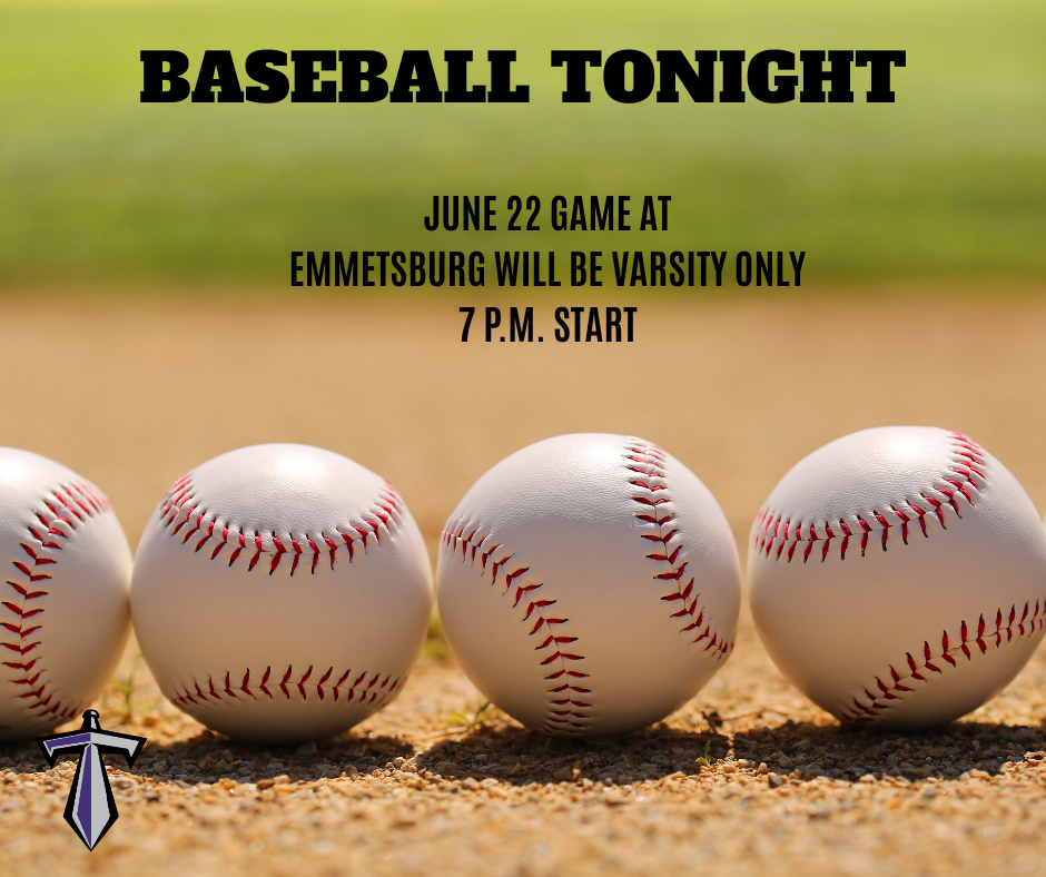 Baseball game change June 22