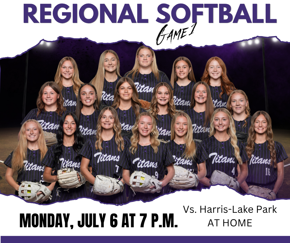 Photo of girls softball team