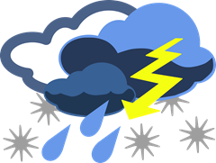 Inclement weather icon