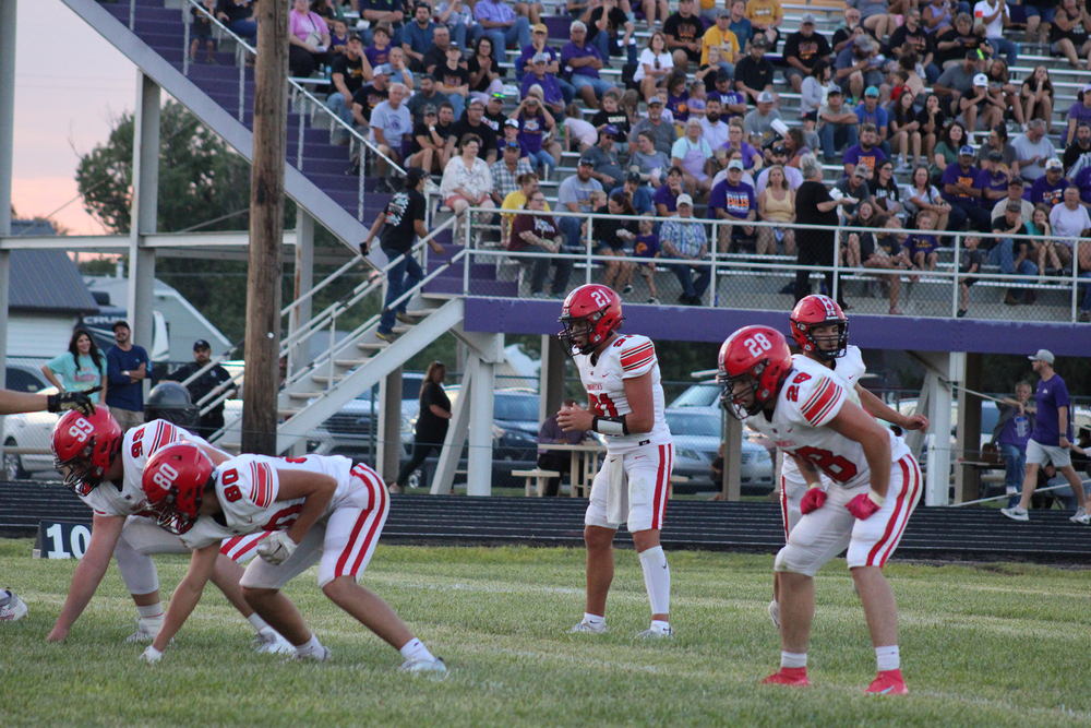 Offense gets set