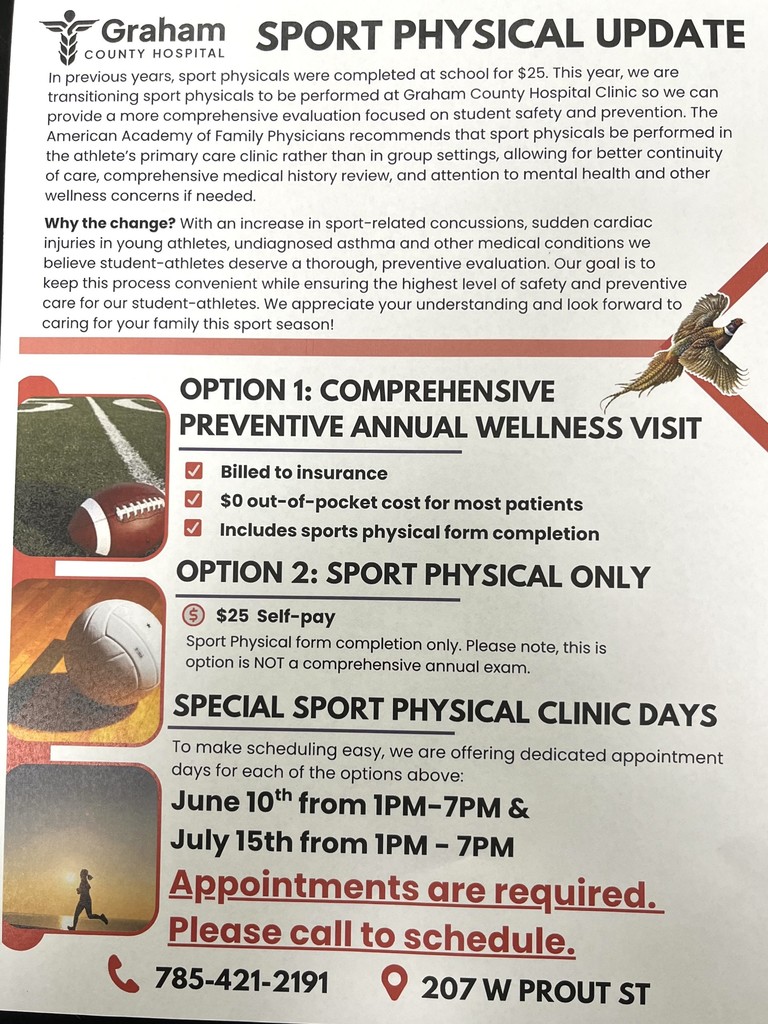 Sports Physical Flyer