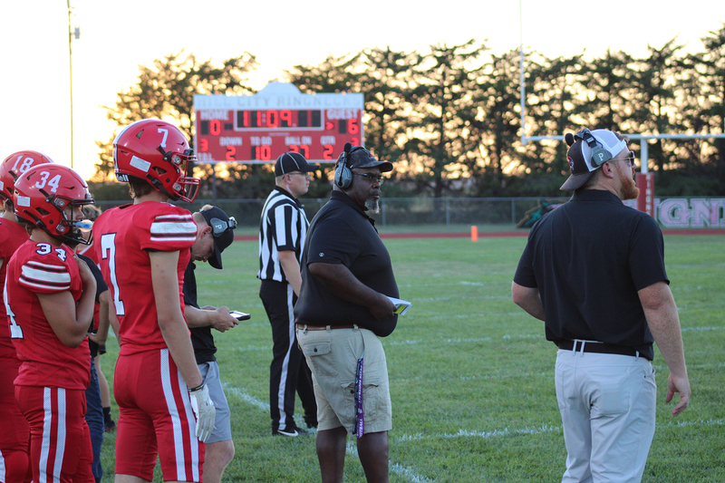 Coaches Call Plays in 2nd Quarter