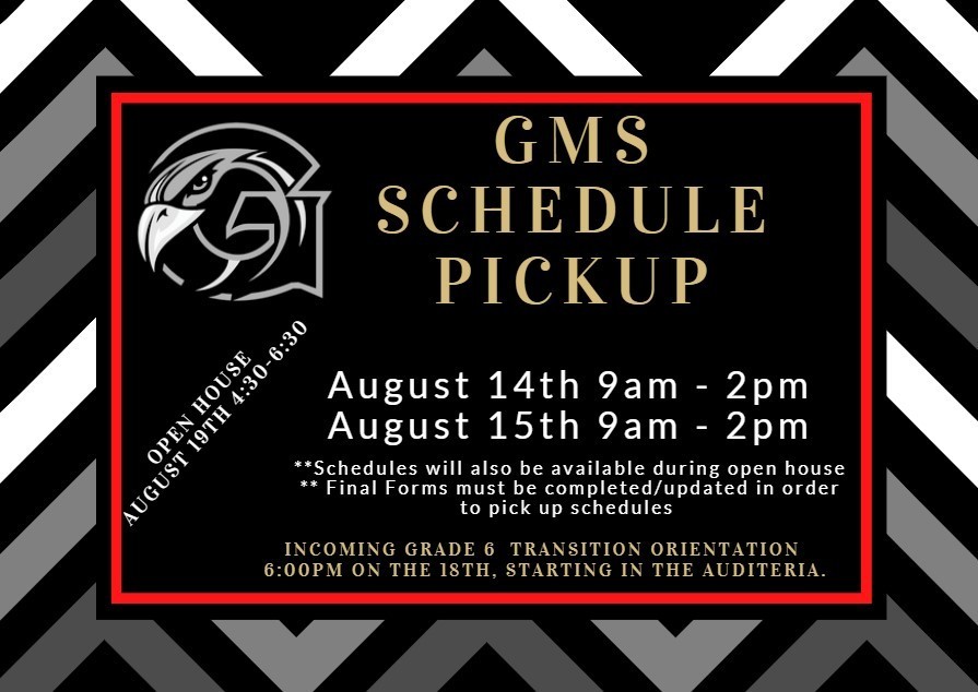 Schedule Pickups 25-26