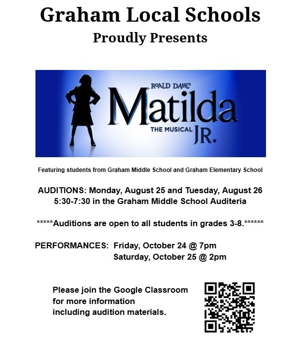 Matilda Jr. Auditions