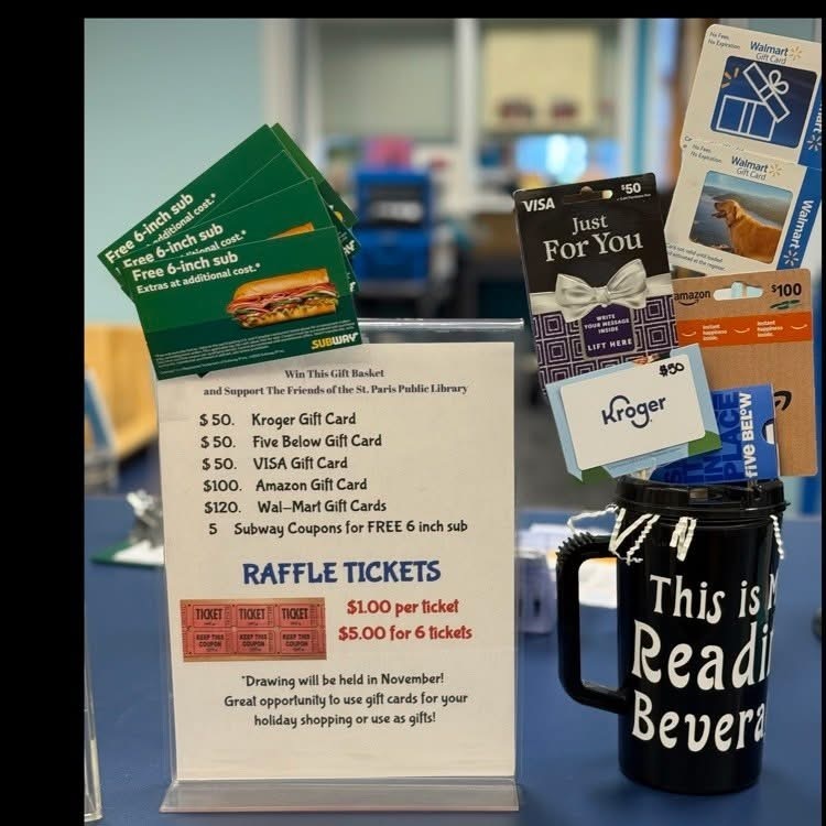 Friends of the Library raffle