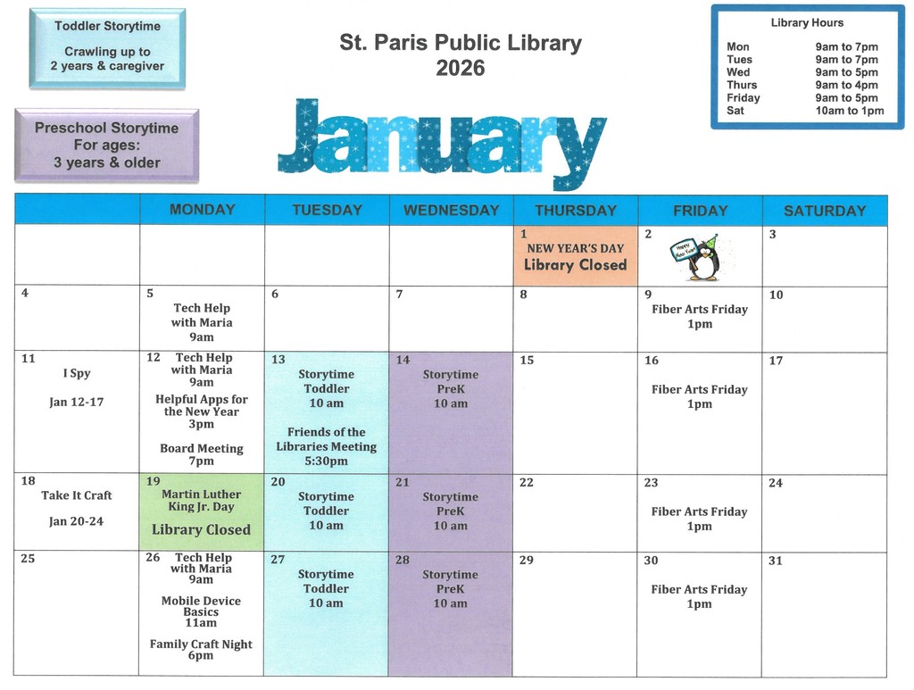 January All Activities 2026