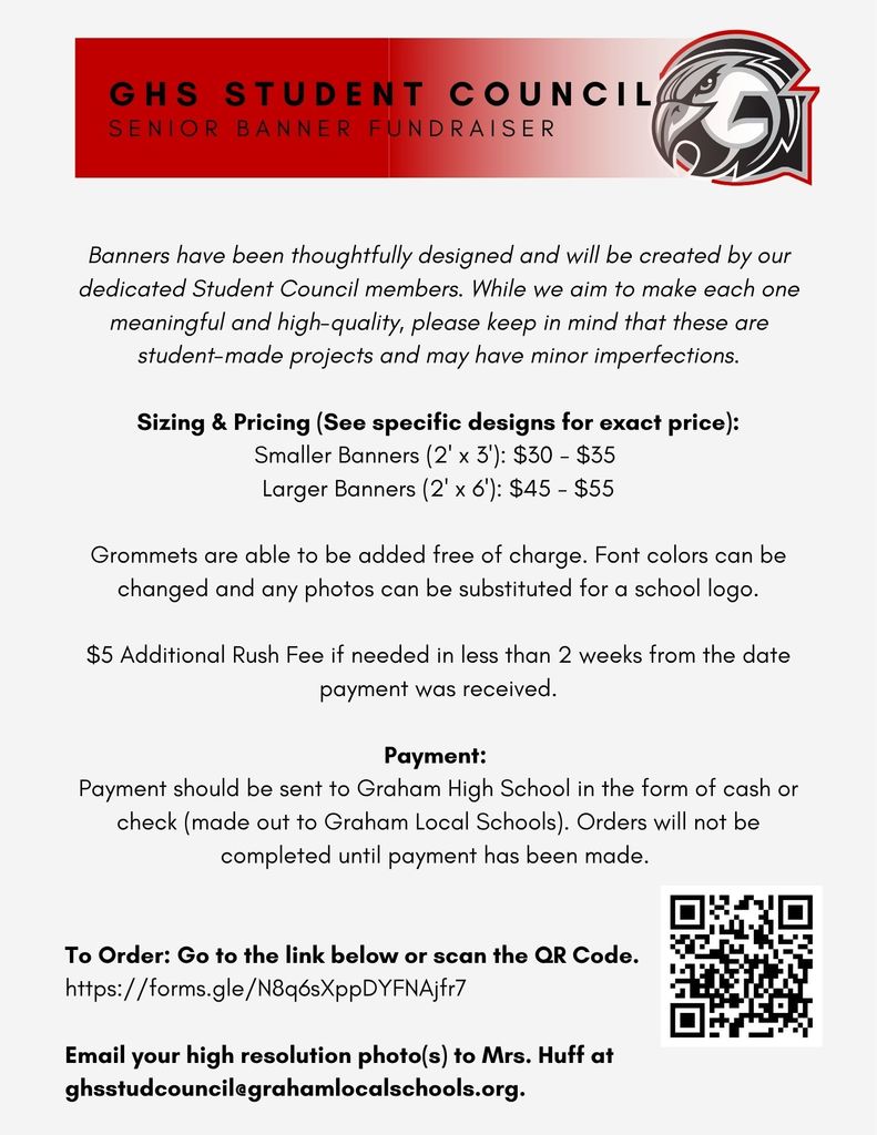 senior banner fundraiser