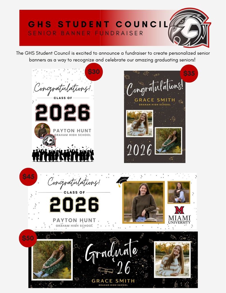 senior banner fundraiser