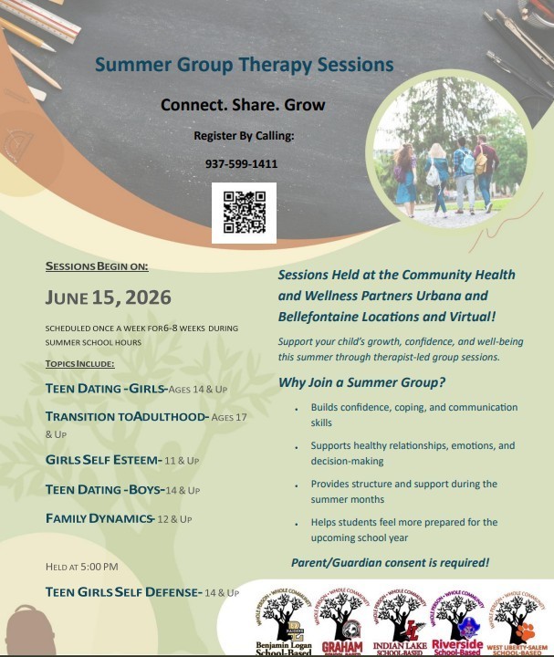 CHWP Summer Groups flyer