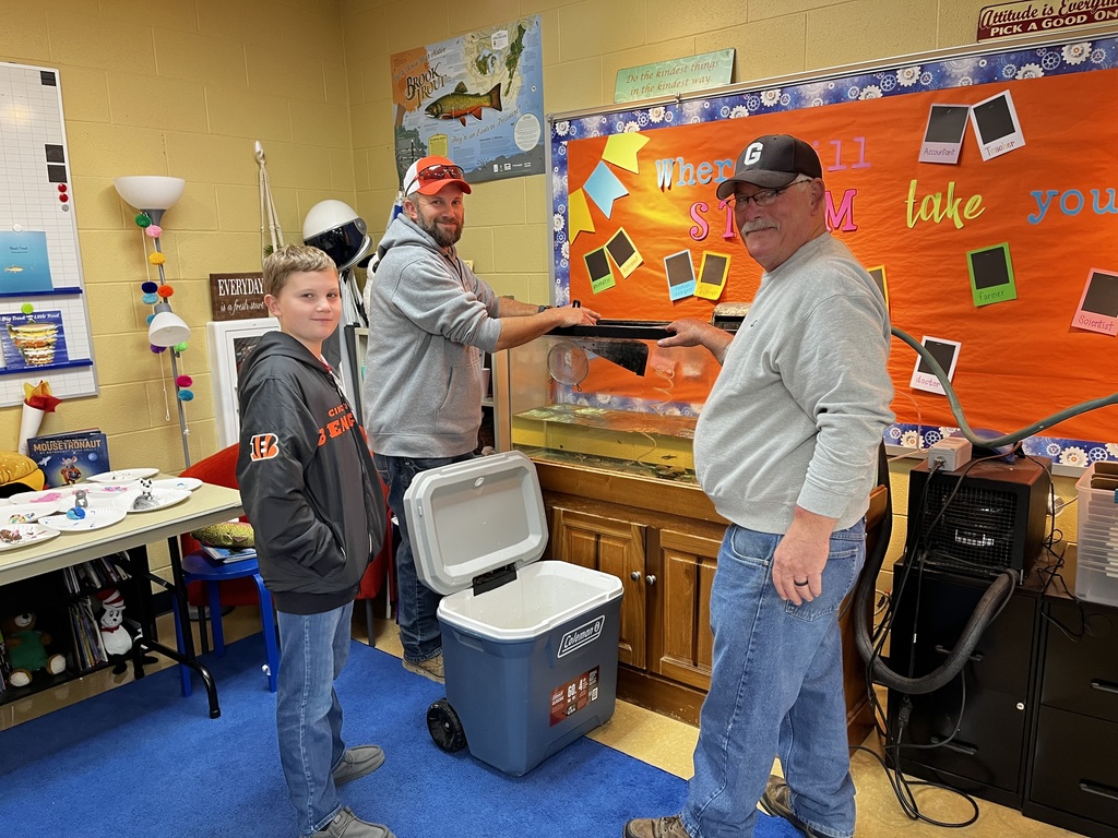 loading fish up to travel