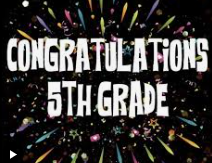 congratulations 5th grade