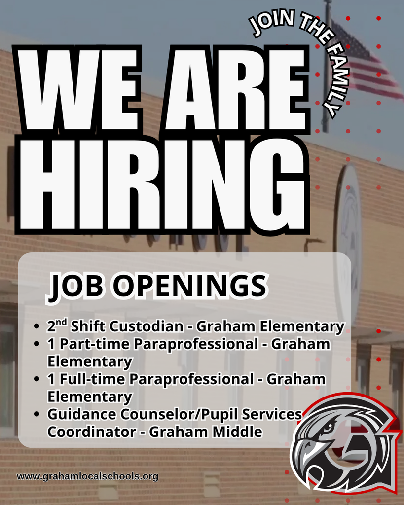 We are hiring poster with openings
