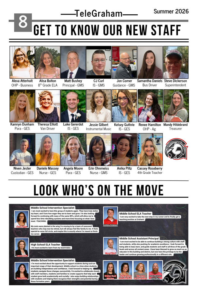 Back to school telegraham newsletter