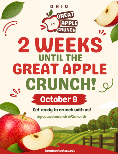2 weeks Great Apple Crunch flyer