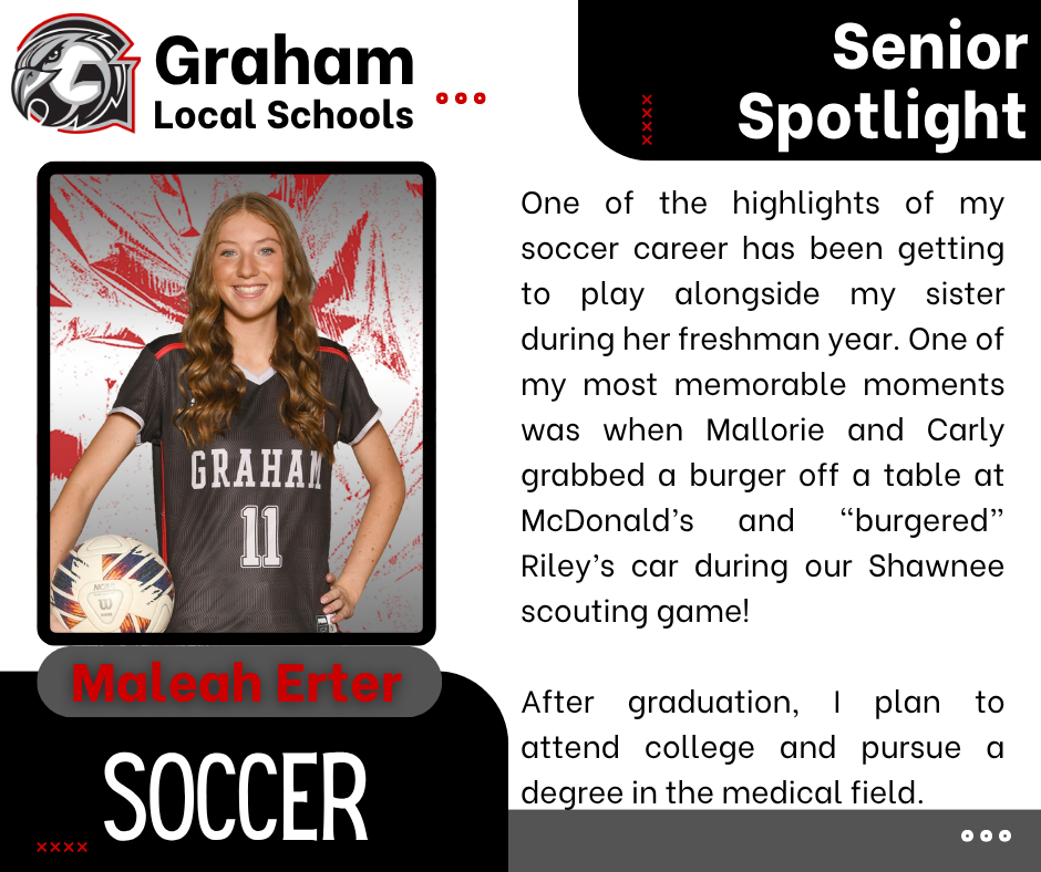 senior shoutout - Malea Erter