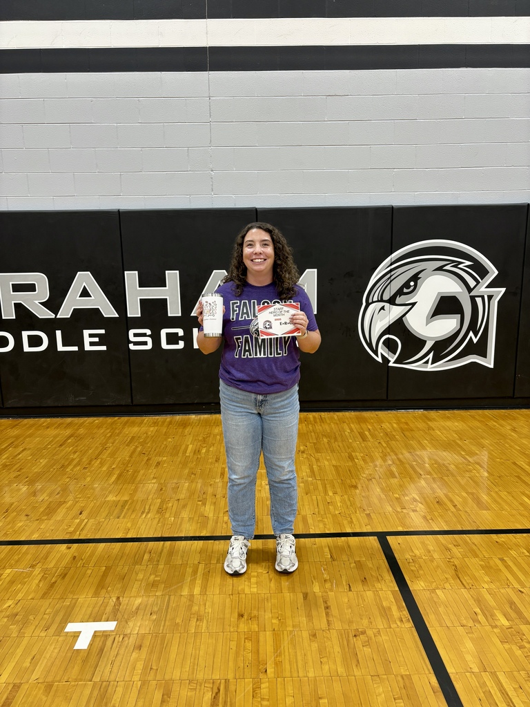 Pictures of Students and Teacher HERO"s of the month.