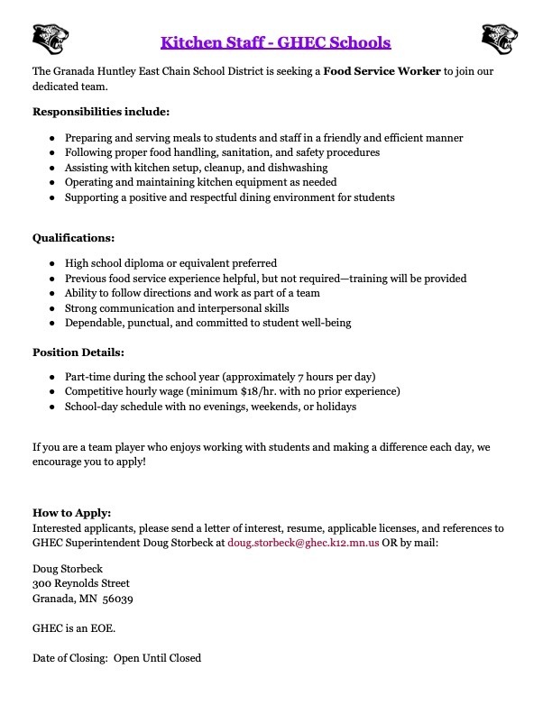 Food Service Worker