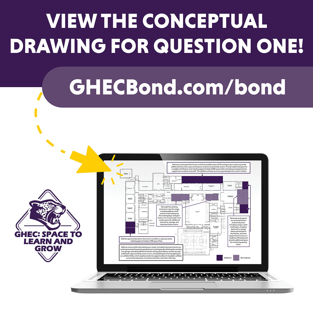 View the conceptual drawing for Question One at GHECBond.com/bond! 