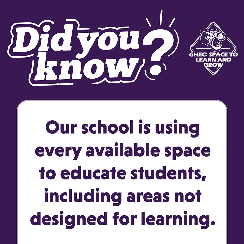 Learn more about our facility challenges by visiting GHECBond.org/challenges