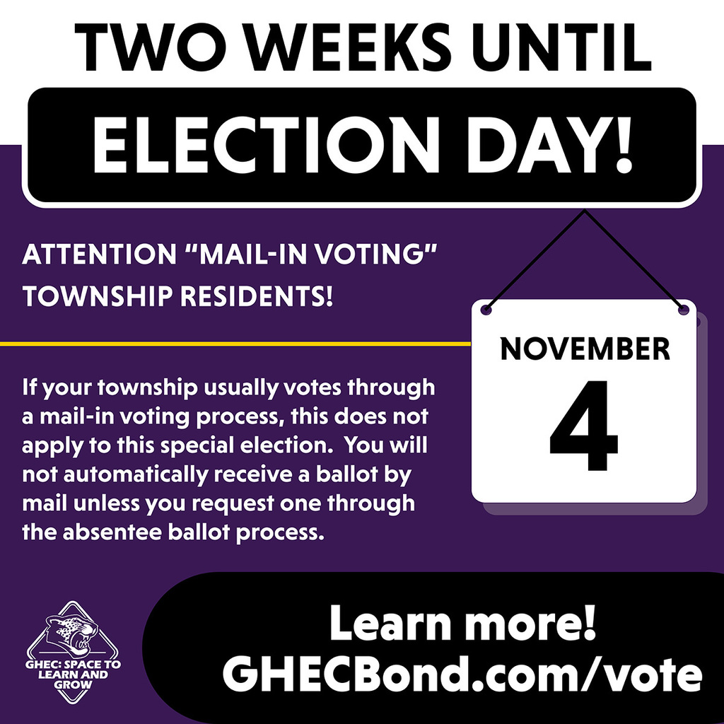 Visit GHECBond.com for details on how to vote!
