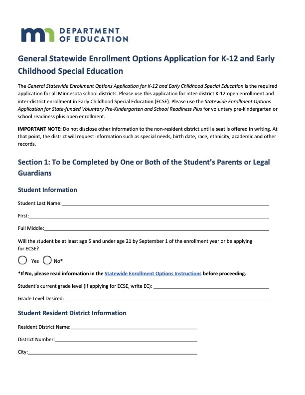 Open Enrollment (Page 1)