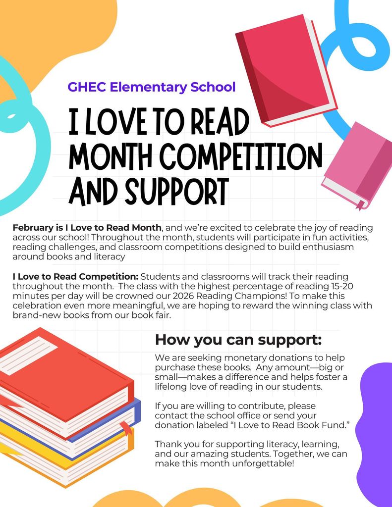 I Love To Read Month