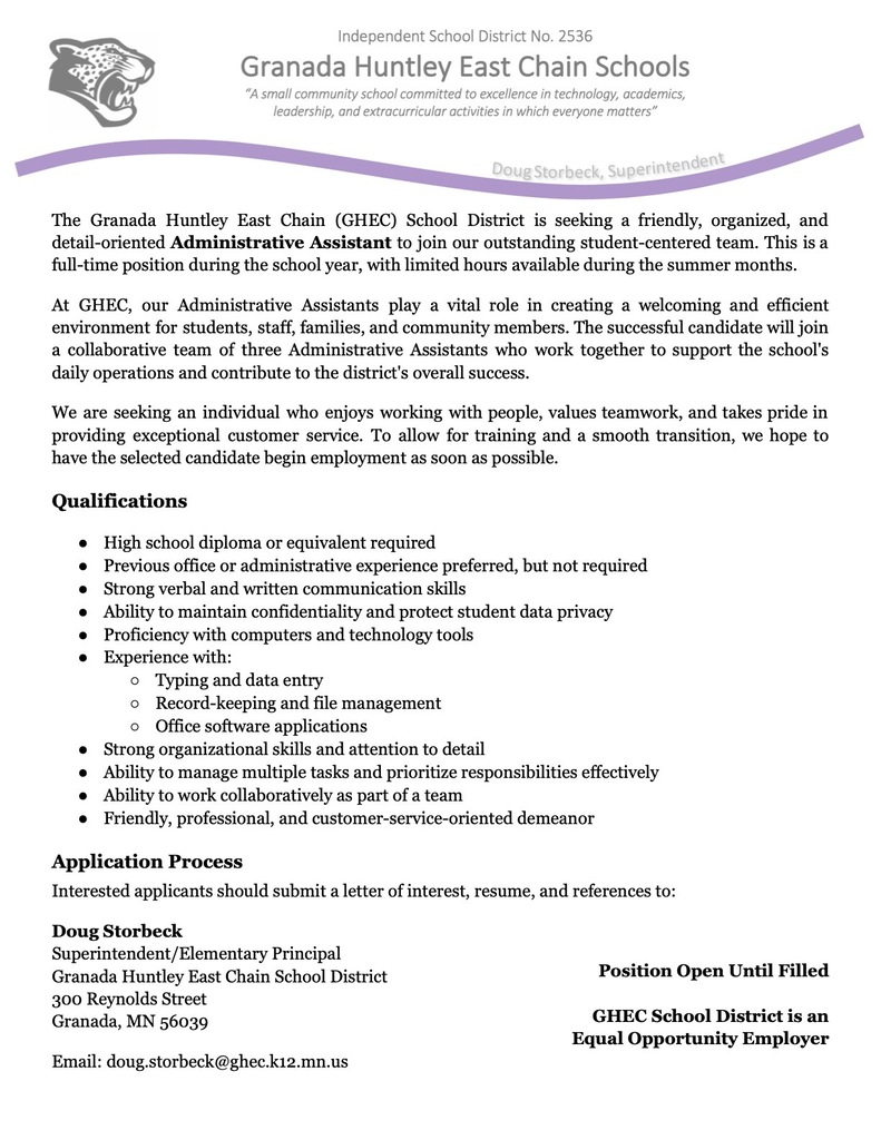 Administrative Assistant