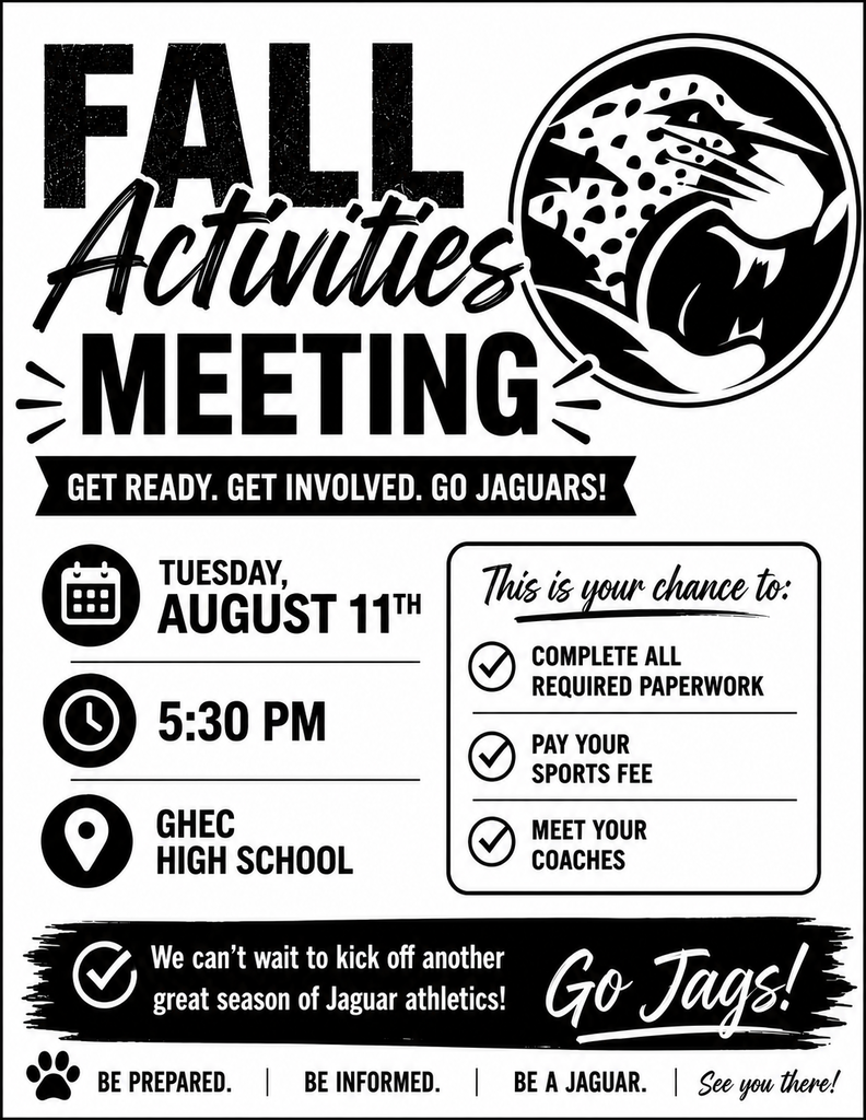 Fall Activities Meeting Aug 11th New Date