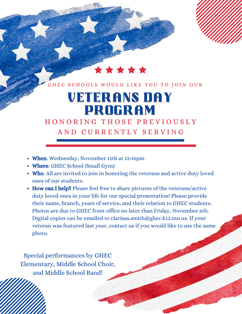 Veterans of GHEC Slideshow Info