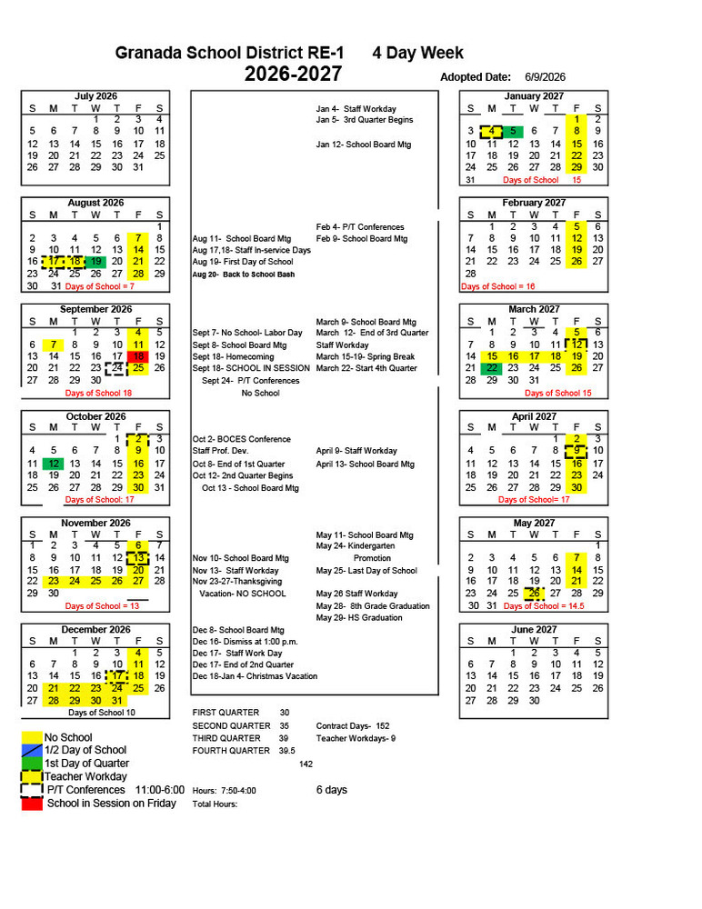 Granada District Calendar 2026-2027 Final July (2)