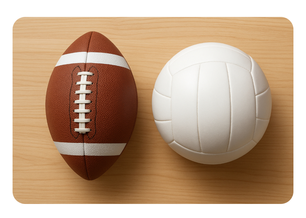 Football and Volleyball