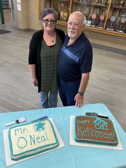 After years of coaching, teaching, encouraging, and keeping generations of Bobcats moving, Mr. Gene O’Neal is hanging up the whistle and beginning a well-earned retirement. 🏀🏃♂️💚🤍 Wishing you endless good days ahead, Coach O’Neal. Once a Bobcat, always a Bobcat.