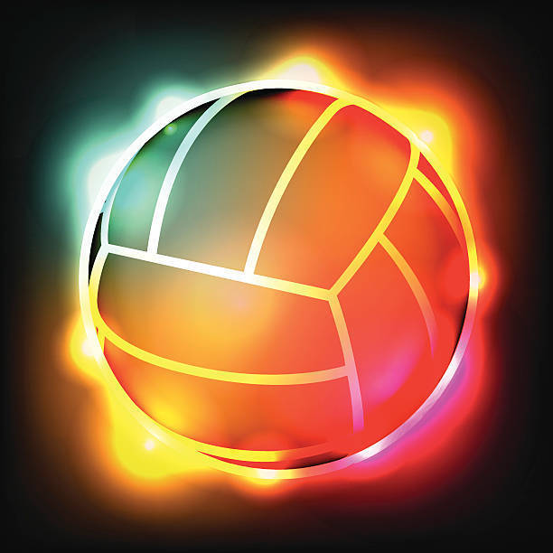 Fiery volleyball