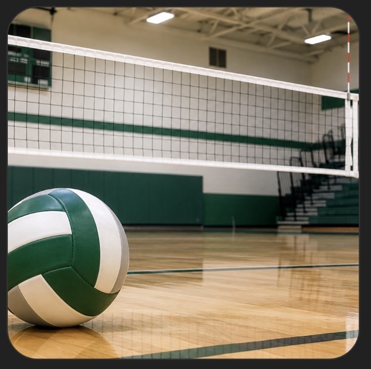 volleyball in gym