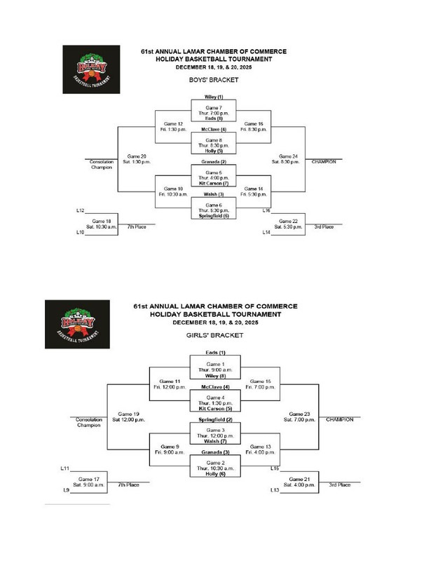 lamar holiday bracket tournament